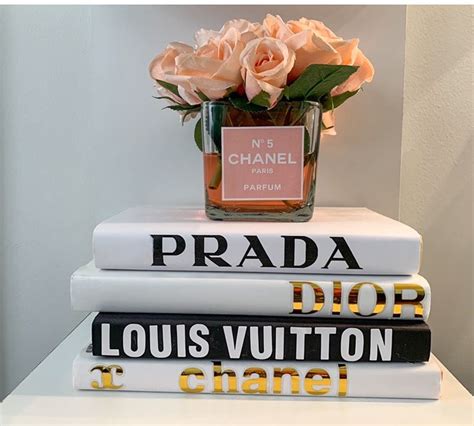 chanel dior book decor|Chanel book ornaments.